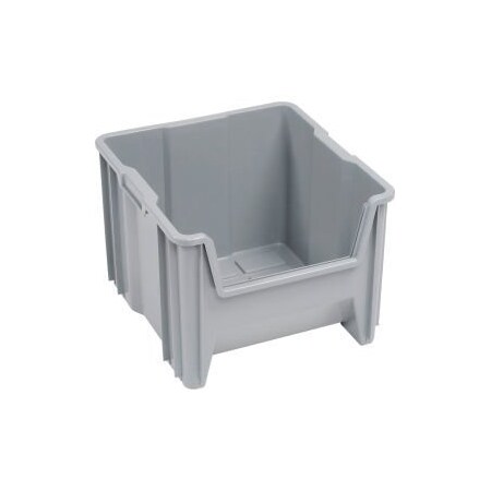 Quantum Storage Systems Giant Hopper Bin, Gray, 2 PK QGH800GY